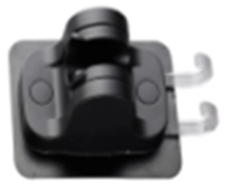 DUŞ MAFSALI YAPIŞKANLI SİYAH VAKUMLU